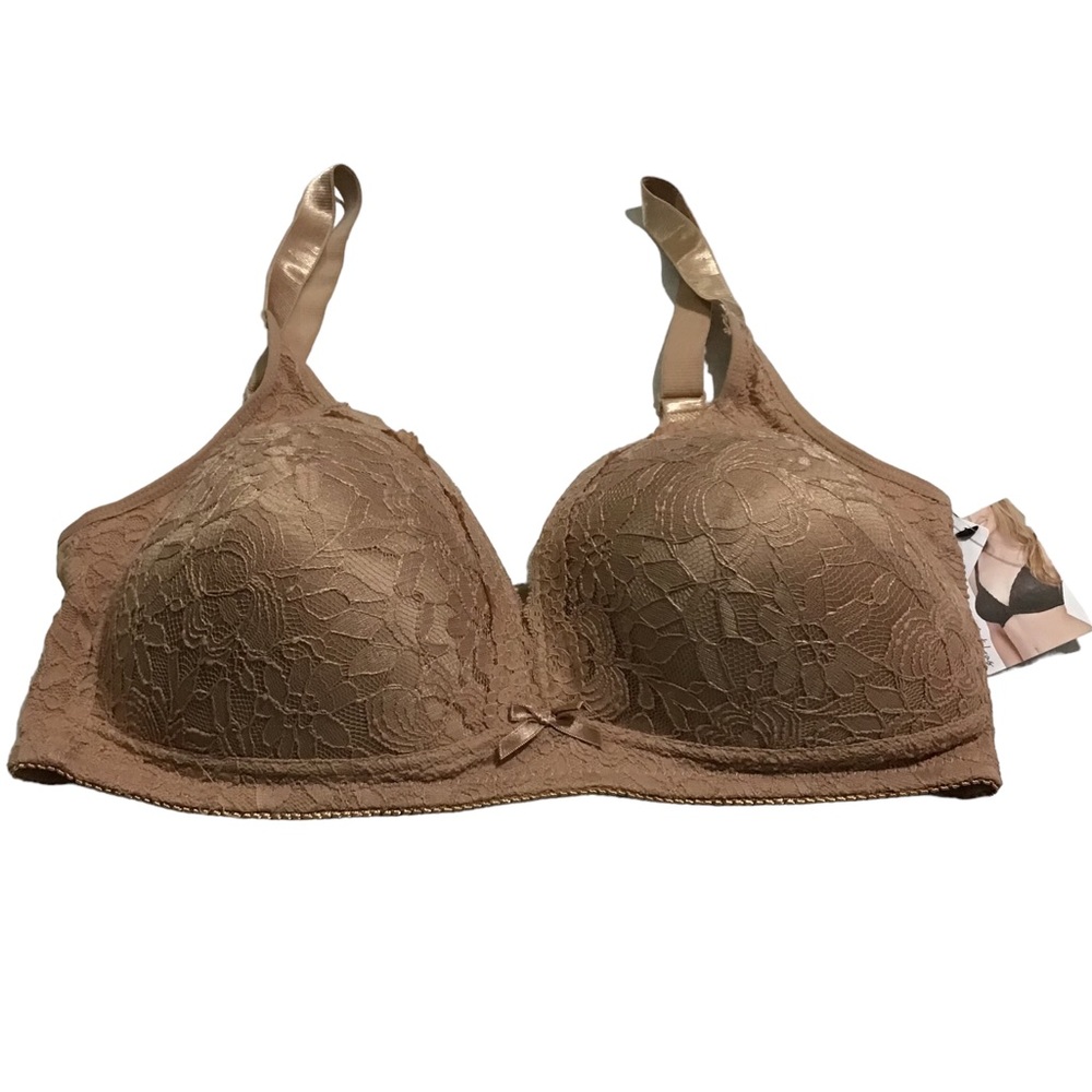 Carrie Amber Intimates 1 Bra Sz 42 D Cocoa Tags